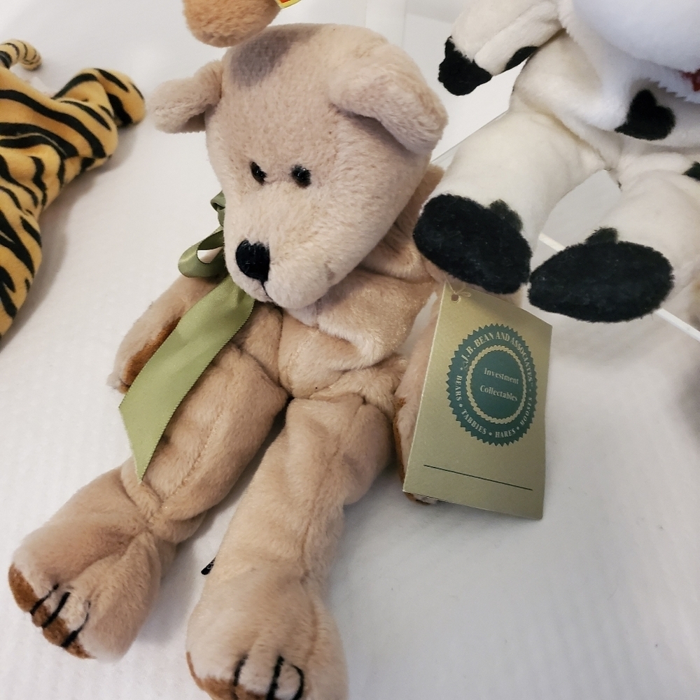 6 Assorted Plush Toys Varoous Brands Beanie Babies, Ganz, Boyds - Picture 5 of 7